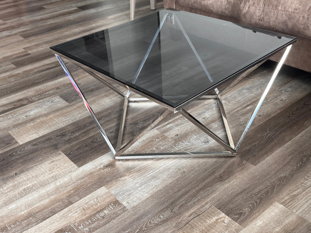 Modern Glass Top Coffee Table