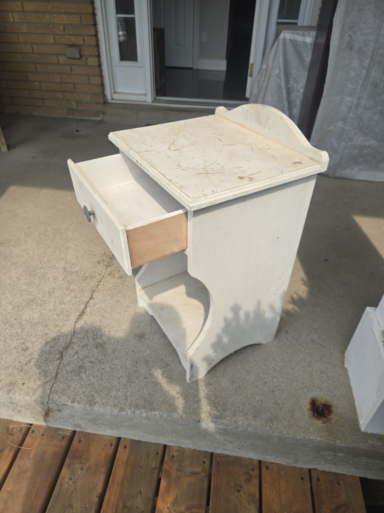 Vintage Painted Nightstand - photo 2