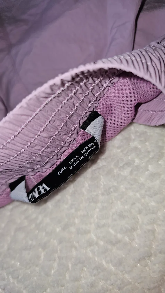 ZARA Lilac Athletic Shorts image indicator(2)