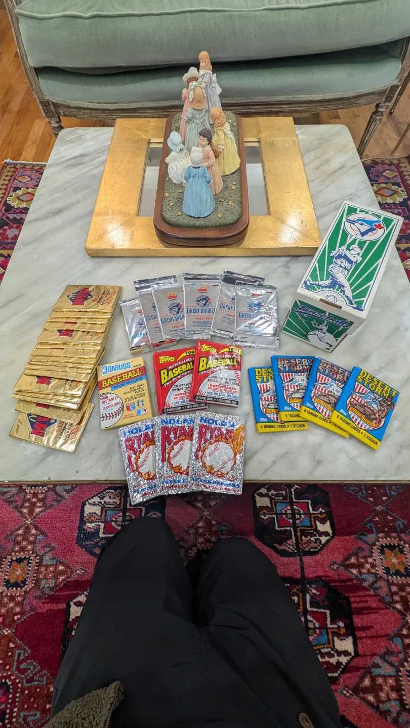 Toronto Blue Jays Baseball Card Collection Box vintage unopened thumbnail
