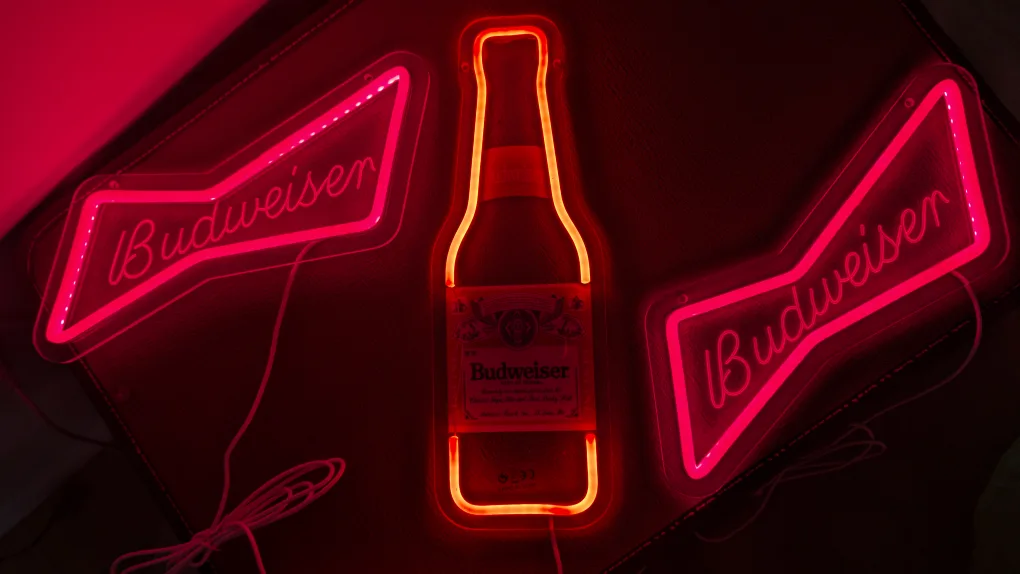 Budweiser Neon Sign Set thumbnail