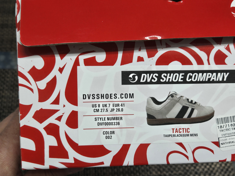 DVS Shoe Company Tactic Skate Shoes US 8 - photo 3