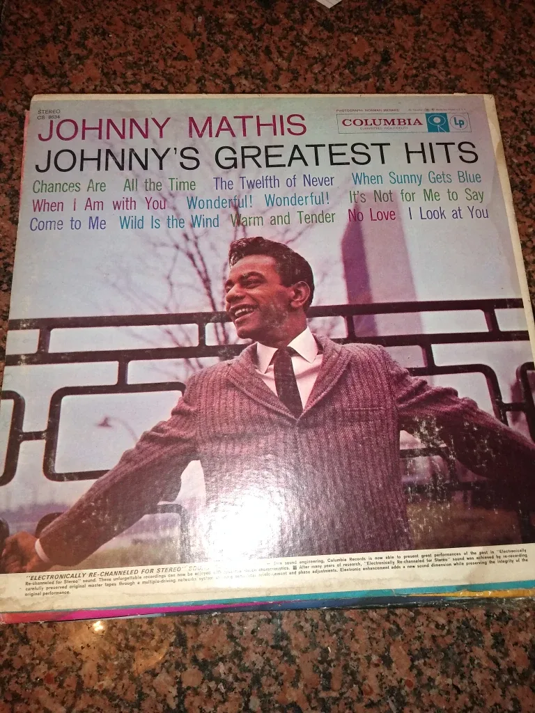 Johnny Mathis Greatest Hits Vinyl Record Album image indicator(2)
