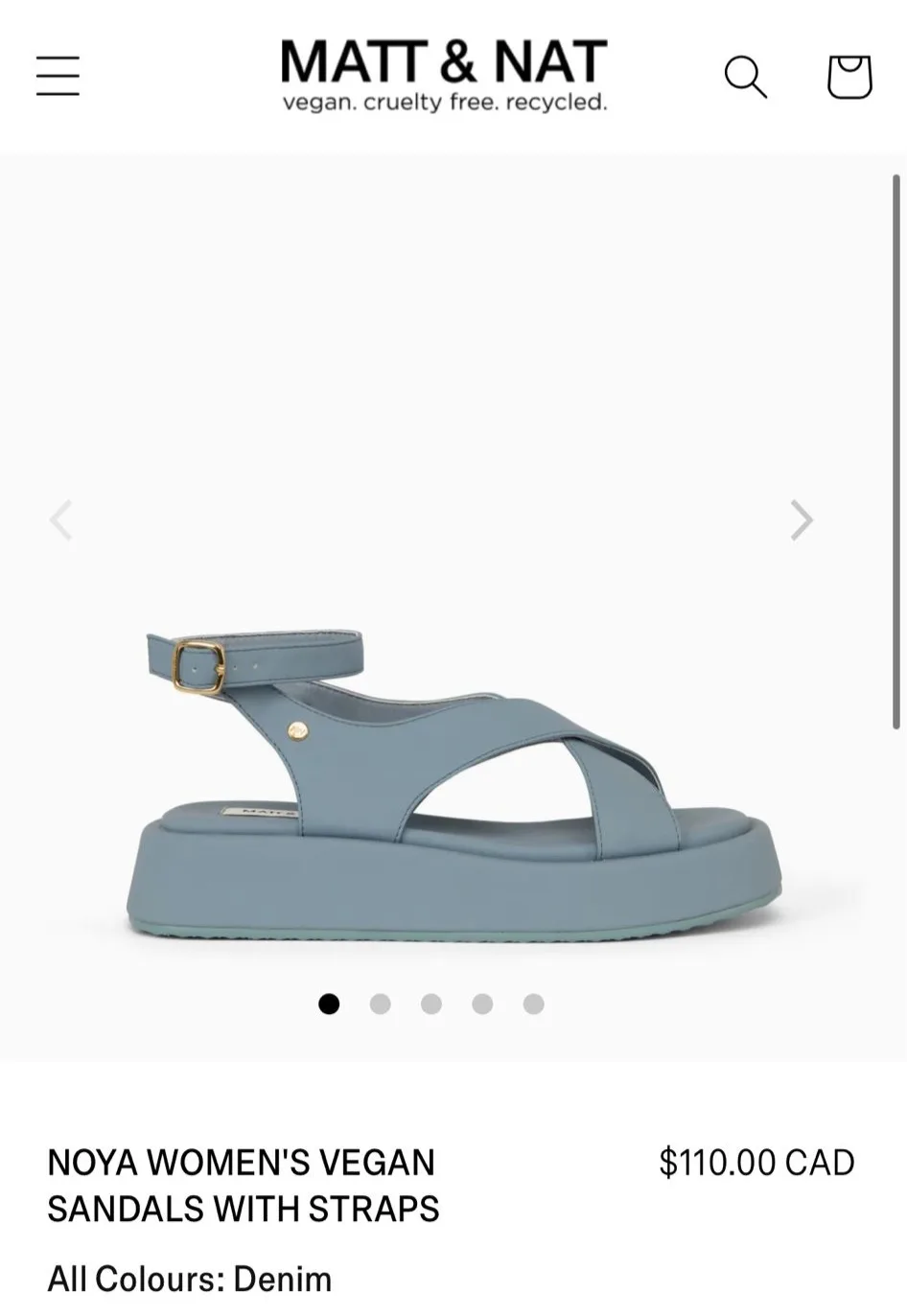 Matt & Nat Noya Vegan Sandals image indicator(2)