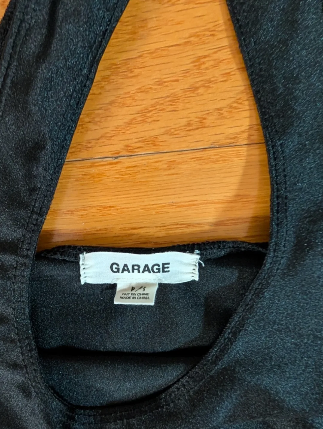 Garage Black Sports Bra - Size S image indicator(2)