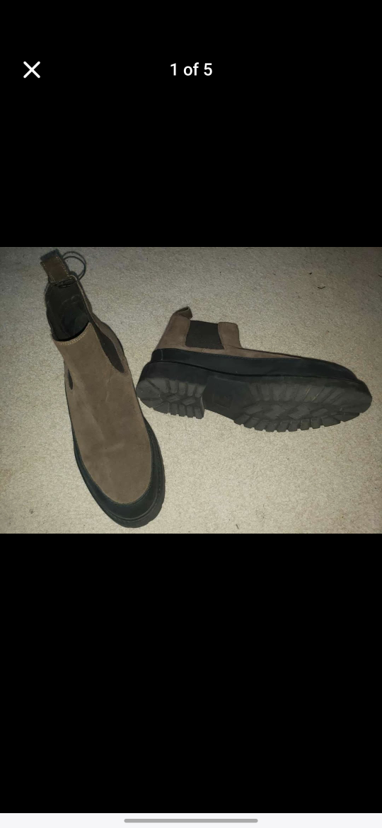 Zara Brown Suede Chelsea Boots - photo 2