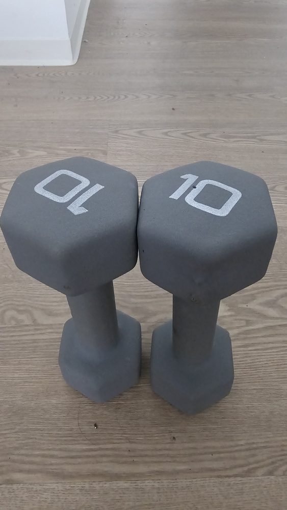 10 lb Dumbbells Set