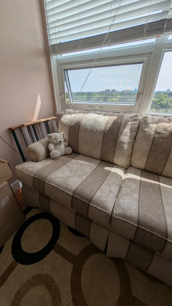 Comfy Patterned Couch (like new) image indicator(4)