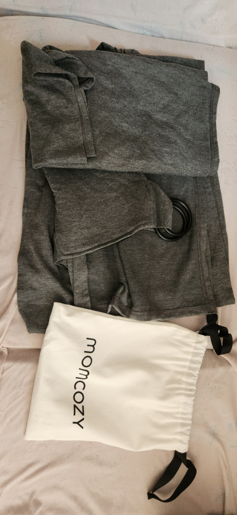 Momcozy Baby Carrier Wrap - Deep Grey - photo 3