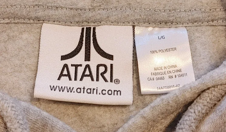 Atari Grey Hoodie - Size L image indicator(5)
