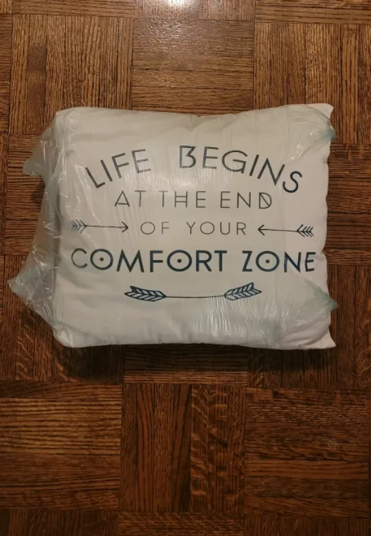 Decorative Pillow with Motivational Quote thumbnail