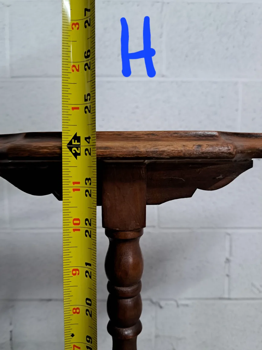 Last weekend!! Vintage Half-Moon Table image indicator(6)