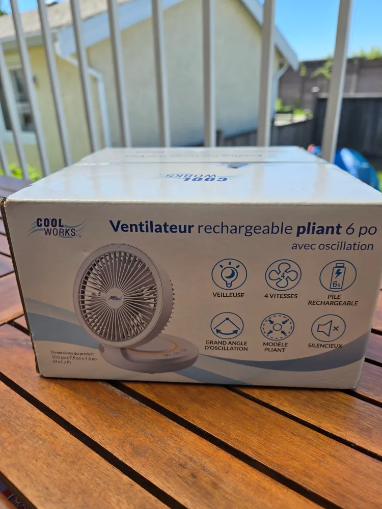 brand new sealed personal mini fan image indicator(3)