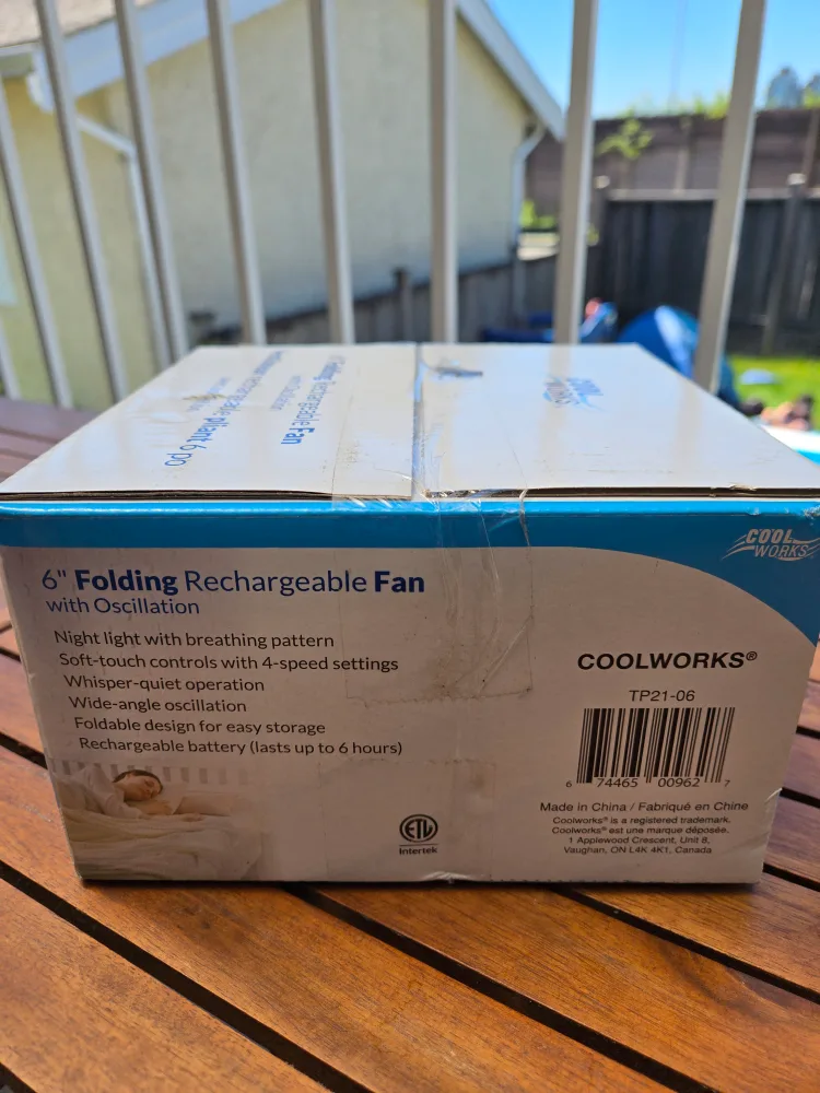 brand new sealed personal mini fan image indicator(4)