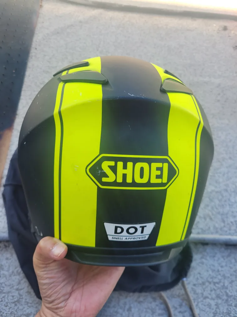Shoei Helmet - Yellow & Black image indicator(6)