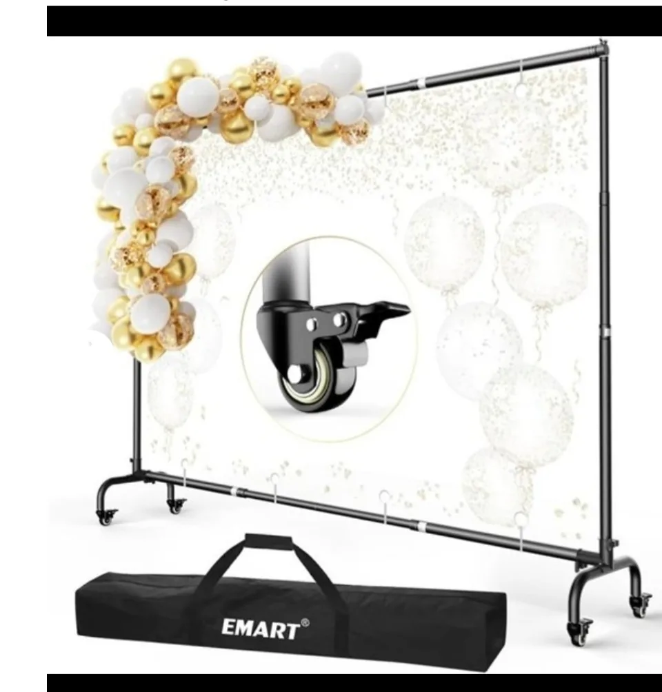 New EMART 10x7.5ft Backdrop Stand with Wheels thumbnail