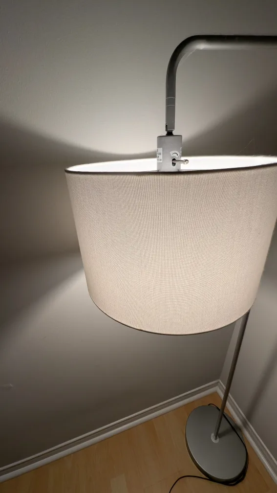 Floor Lamp - Silver Finish ( Selling for 69$ online) image indicator(2)