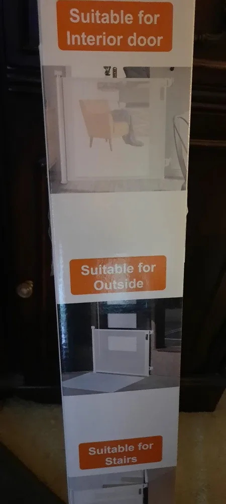 pending NEW Veraste Retractable Baby Gate - Black image indicator(3)