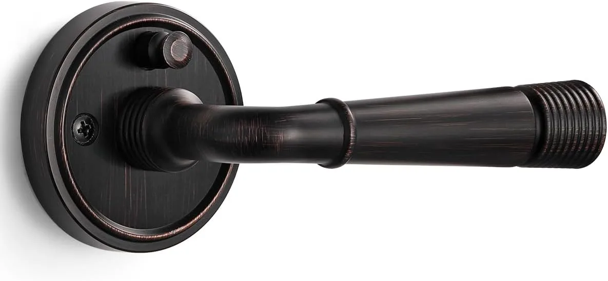 2 Pack Oil Rubbed Bronze Interior Privacy Door Handles BNIB thumbnail