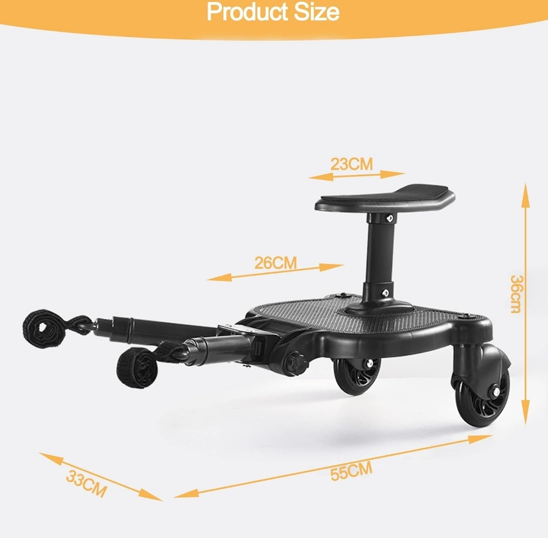Stroller Board with Seat - Toddler Ride-Along Board - photo 2