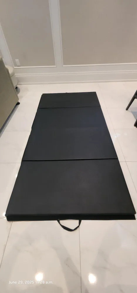 Folding Exercise Mat - Black image indicator(3)