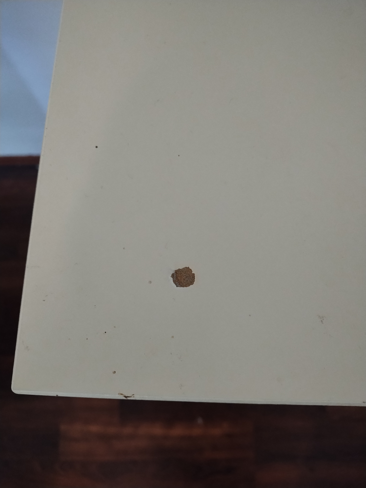 White Nightstand with Drawer - photo 3