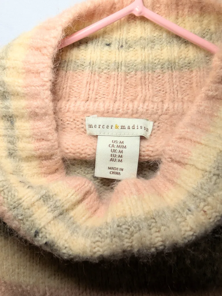 Mercer & Madison Striped Sweater - Size M image indicator(4)