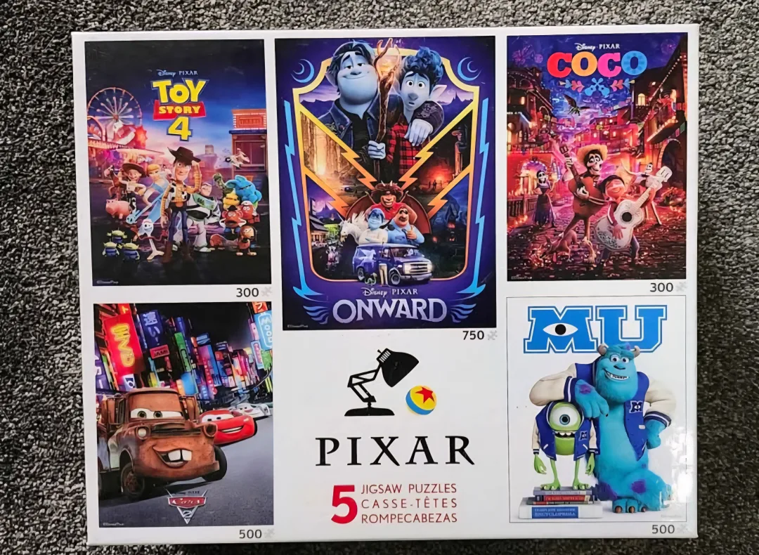 Disney Pixar 5-in-1 Jigsaw Puzzle Set thumbnail