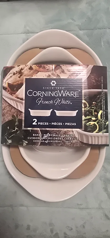 CorningWare French White Bakeware Set thumbnail