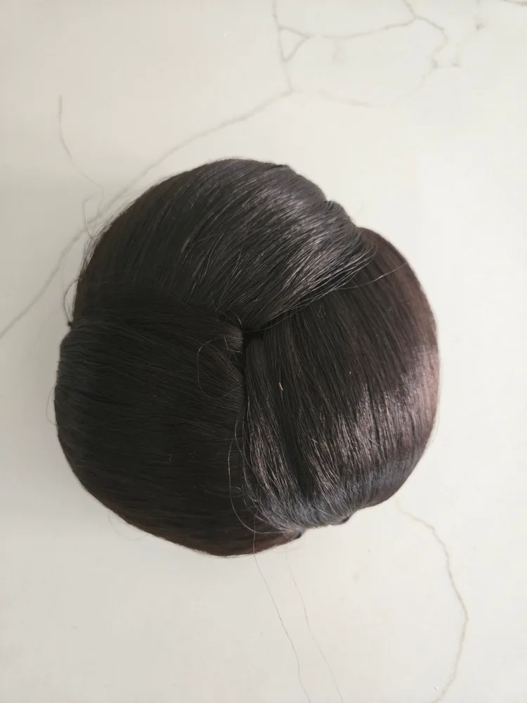Black Bun Hair Piece image indicator(2)