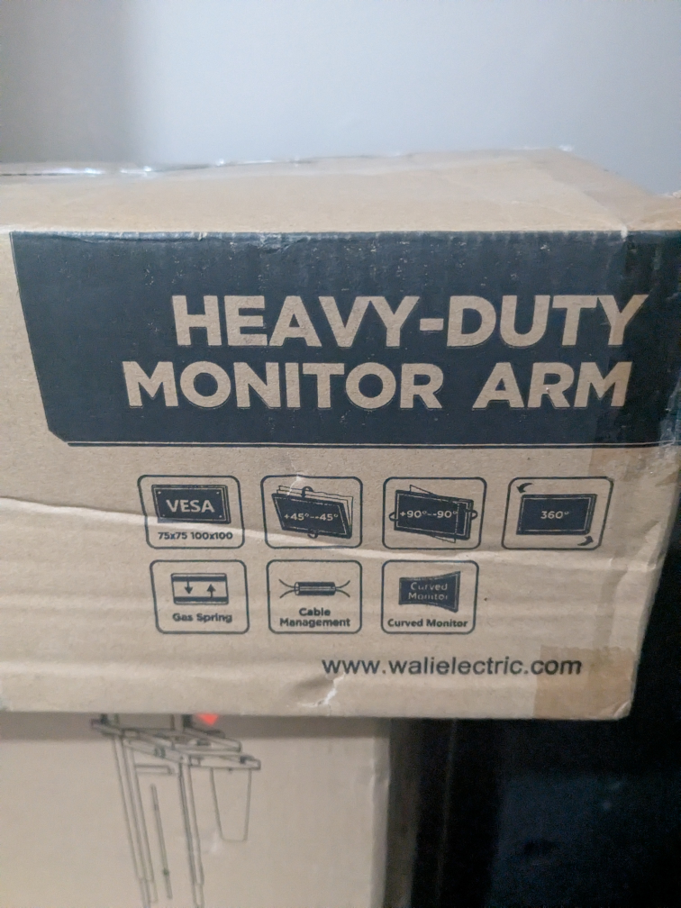 Wali Heavy-Duty Monitor Arm