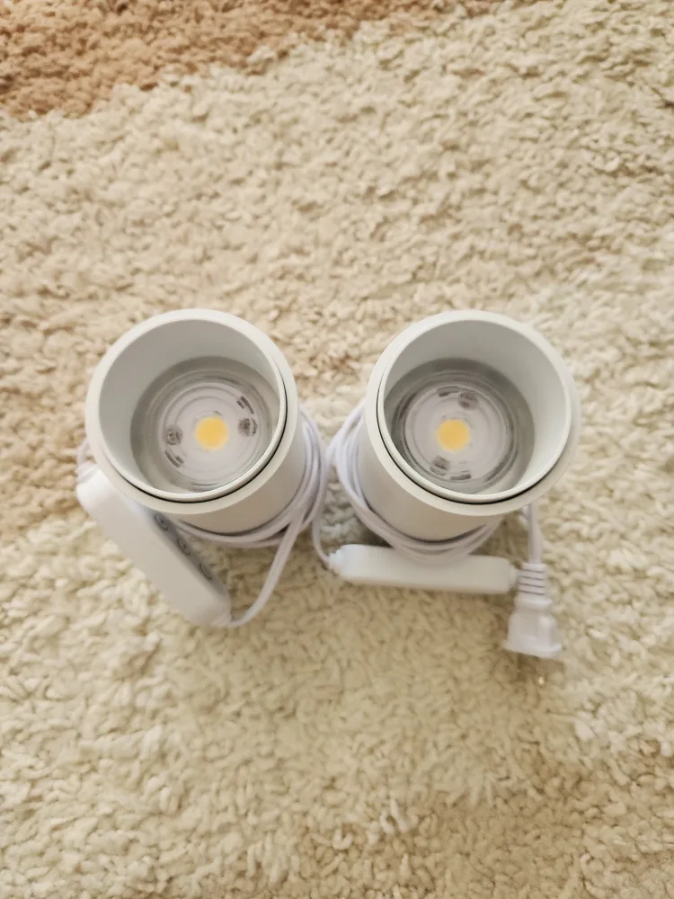 Pair of White LED Spotlights (not working) #freecycle image indicator(2)