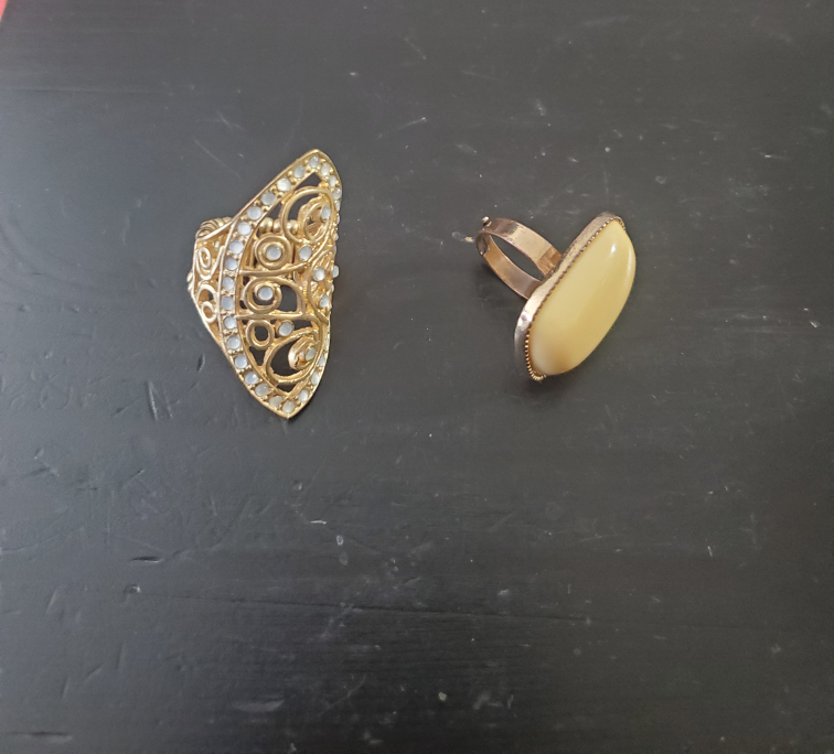 Set of Statement Rings 💚
