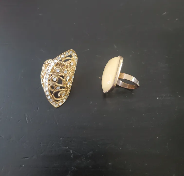 Set of Statement Rings 💚 image indicator(2)