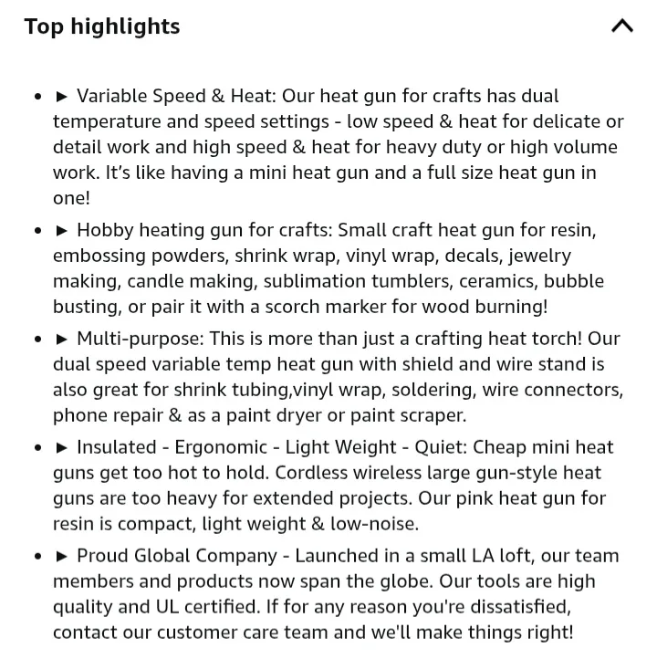 NEW!   Chandler Tool Ultimate Heat Gun - Dual Temp image indicator(8)