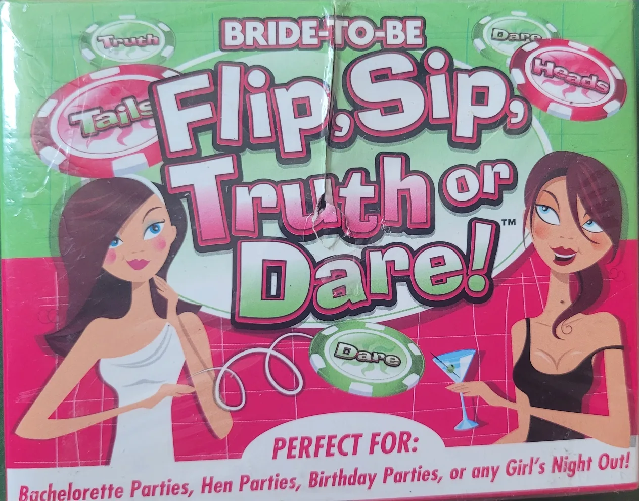 Bachelorette Party Game - Flip Sip Truth or Dare thumbnail