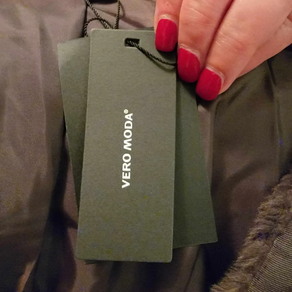 Dark Green Vero Moda Women's High Neck Faux Fur Teddy Jacket image indicator(5)