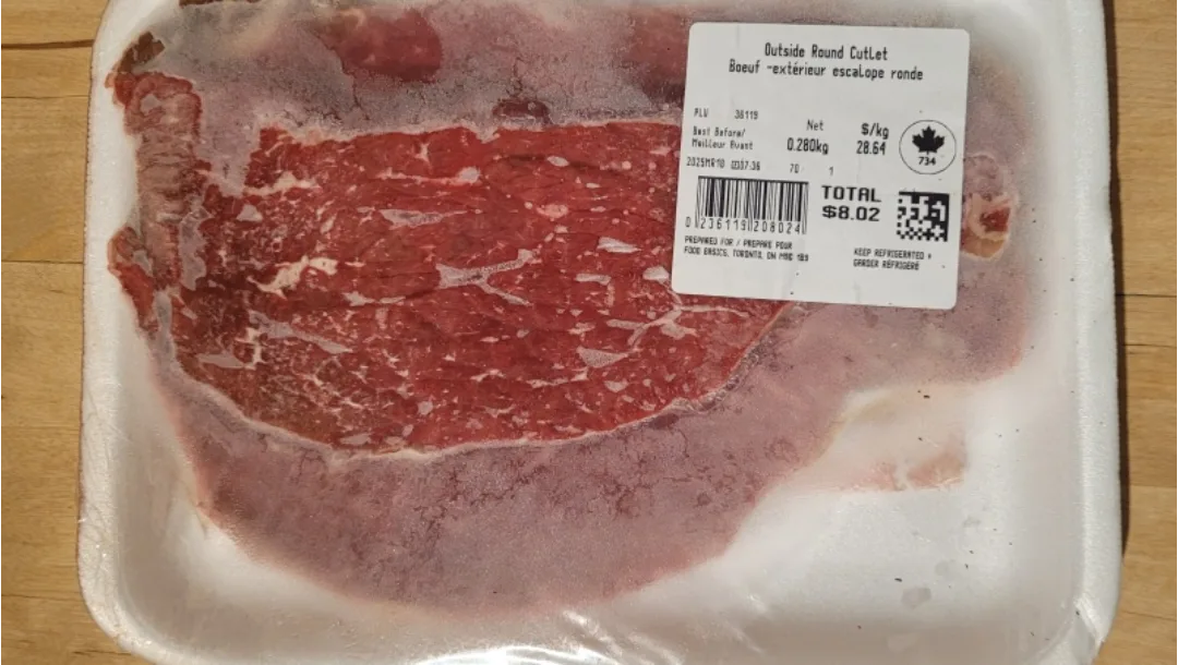 Outside Round Cutlet - Frozen never thawed thumbnail