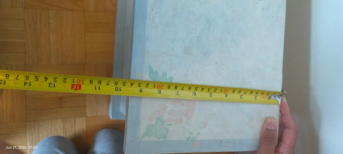 Hand-Painted Floral Storage wooden bench/chest image indicator(4)