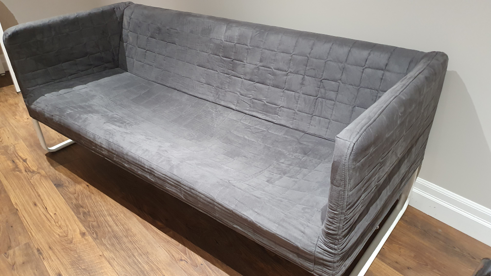 Grey Sofa with White Frame - photo 3