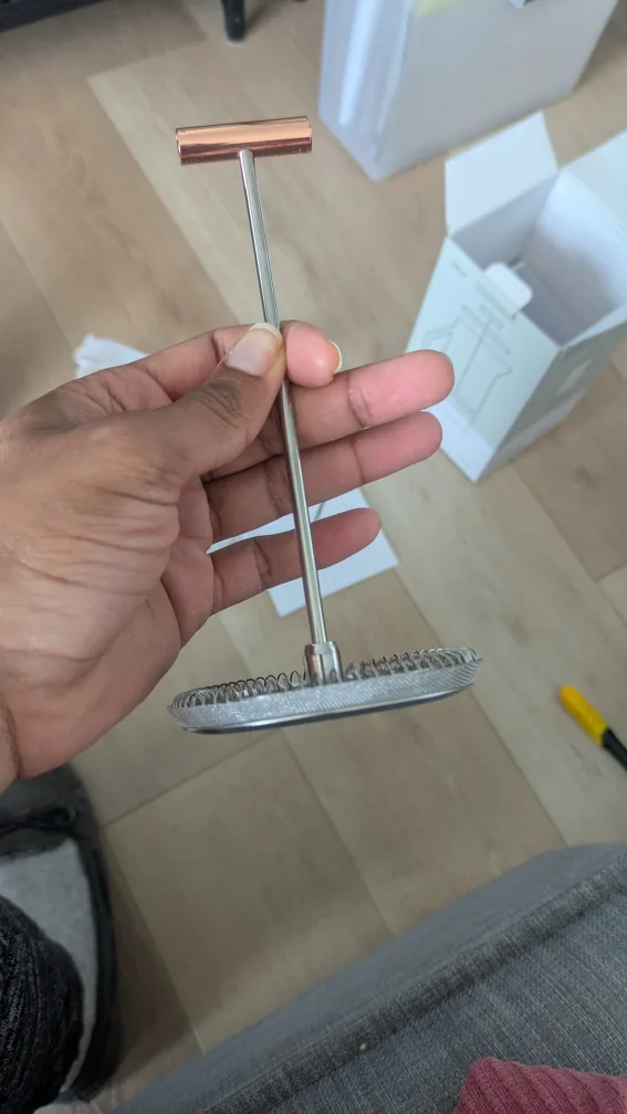 Yield Matte Grey Ceramic French Press image indicator(10)