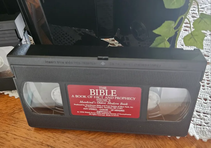 Two-volume VHS set:"The Bible: A Book of Fact and Prophecy" image indicator(10)