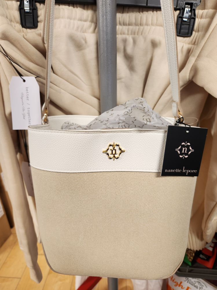 Nannette Lepore Beige Bucket Bag