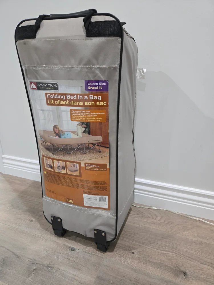 Ozark Trail Folding Bed in a Bag - Queen Size thumbnail