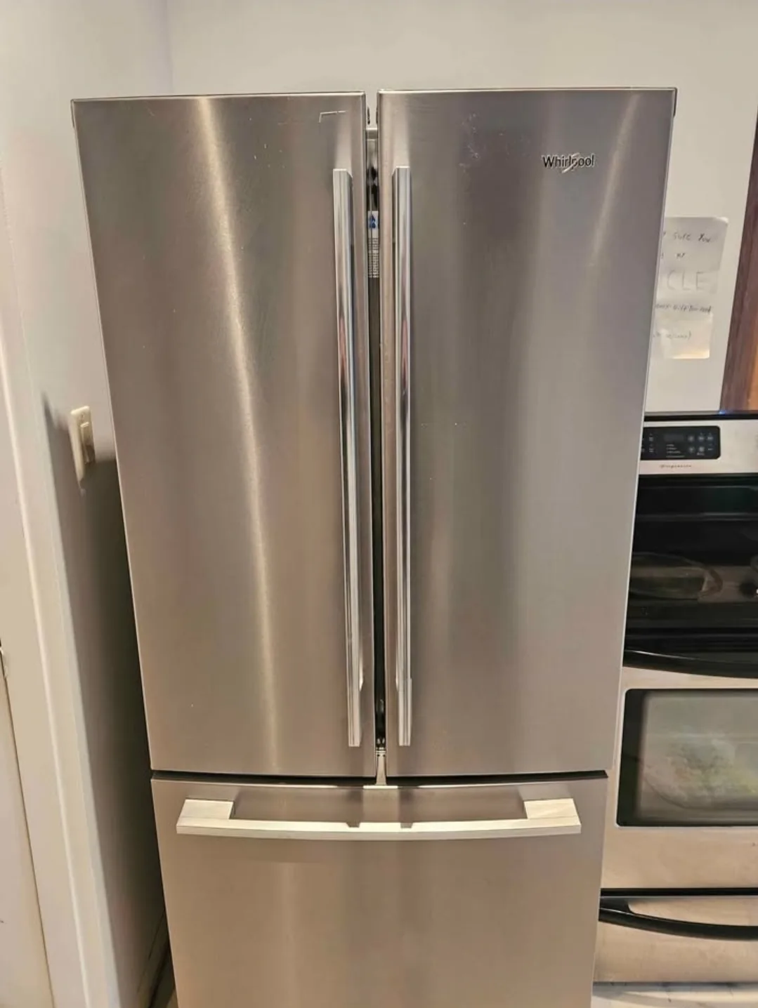 Whirlpool Stainless Steel 20 cubic feet French door refrigerator thumbnail