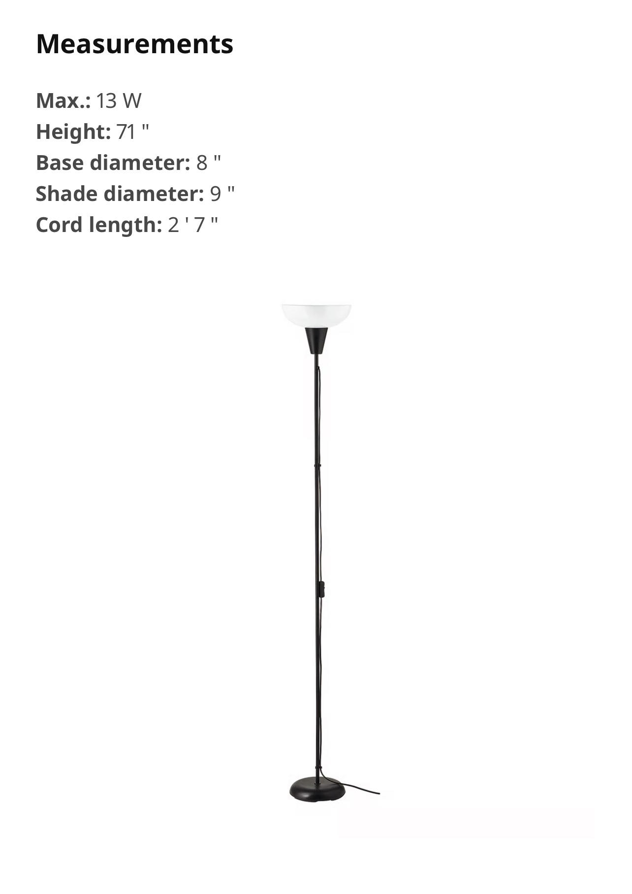 IKEA Floor Lamp