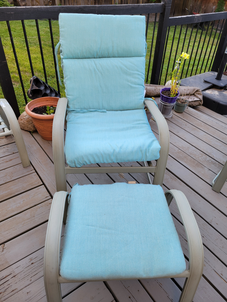 Outdoor Patio Set: Table, 6 Chairs & Cushions - photo 5