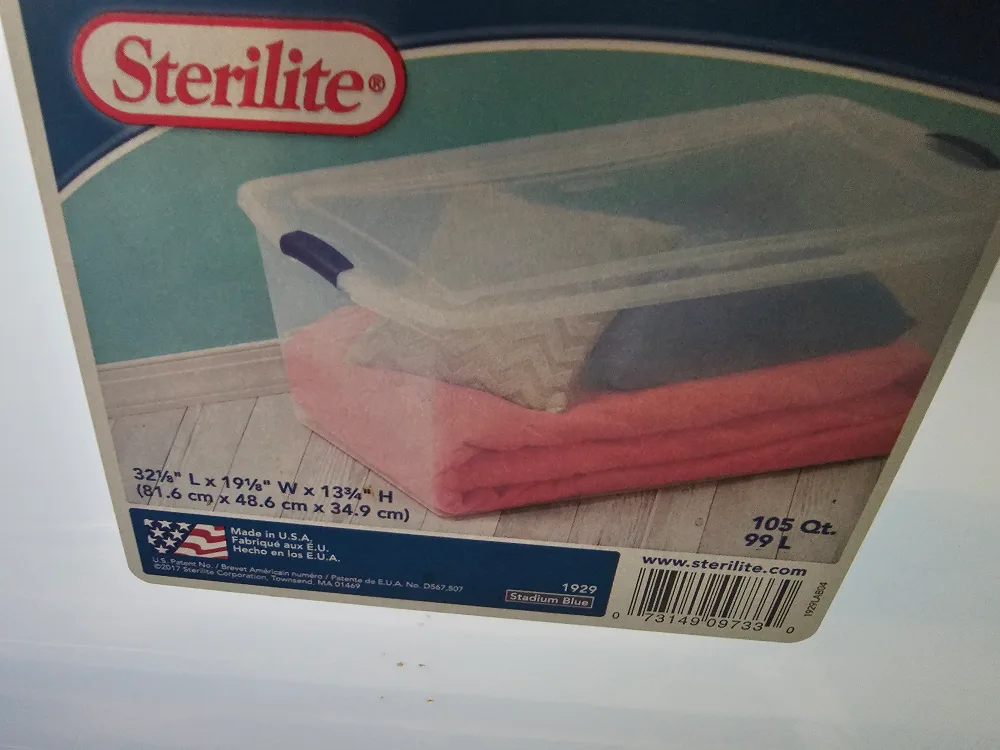 Sterilite 105 Qt Clear Storage Box image indicator(3)