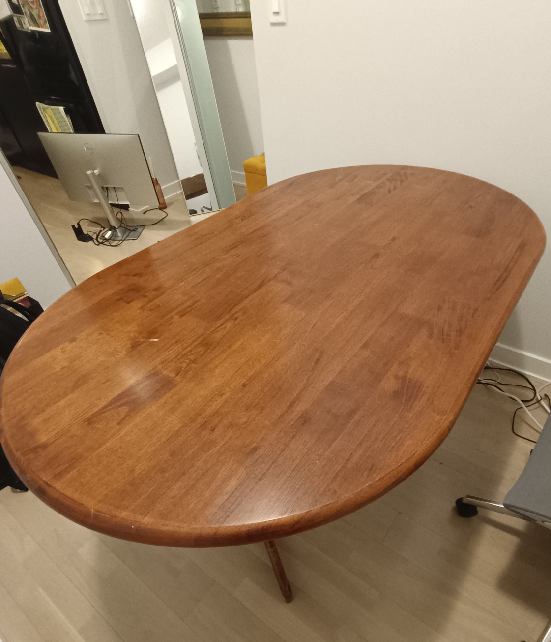 Wooden Dining Table & 2 Chair Set - photo 2