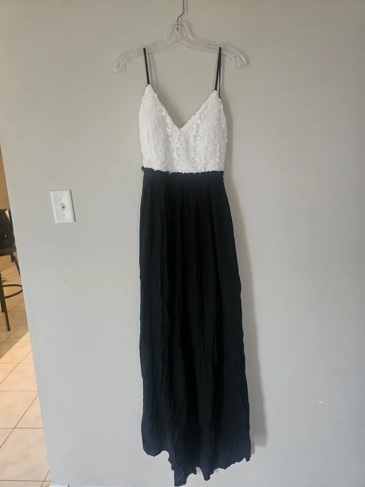 Black & White Maxi Dress thumbnail